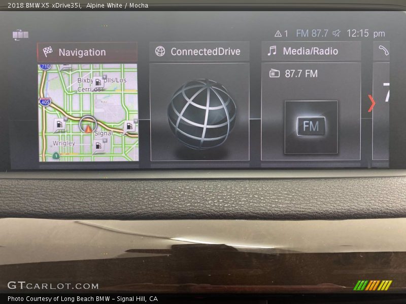 Alpine White / Mocha 2018 BMW X5 xDrive35i