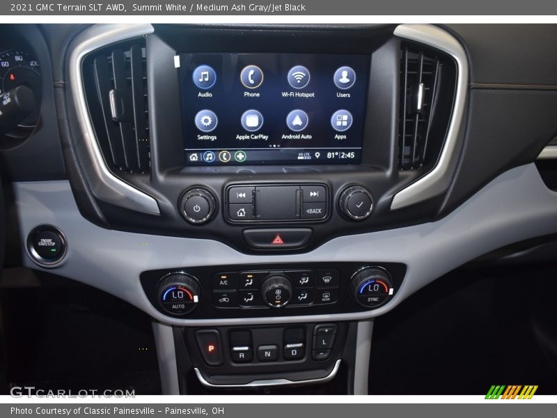 Summit White / Medium Ash Gray/Jet Black 2021 GMC Terrain SLT AWD