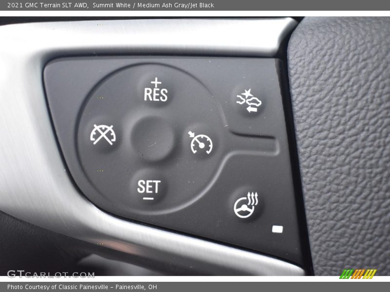 Summit White / Medium Ash Gray/Jet Black 2021 GMC Terrain SLT AWD