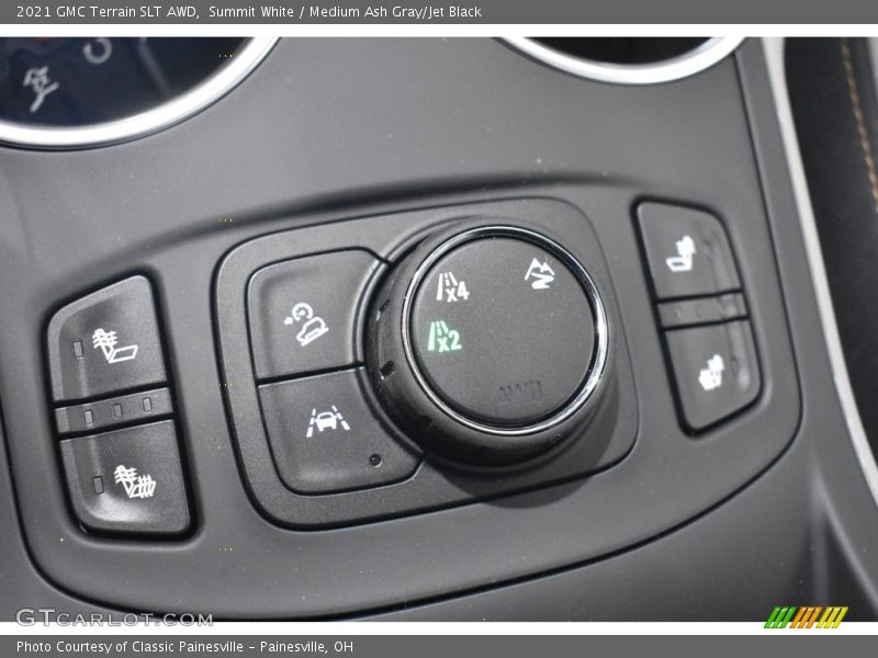 Summit White / Medium Ash Gray/Jet Black 2021 GMC Terrain SLT AWD