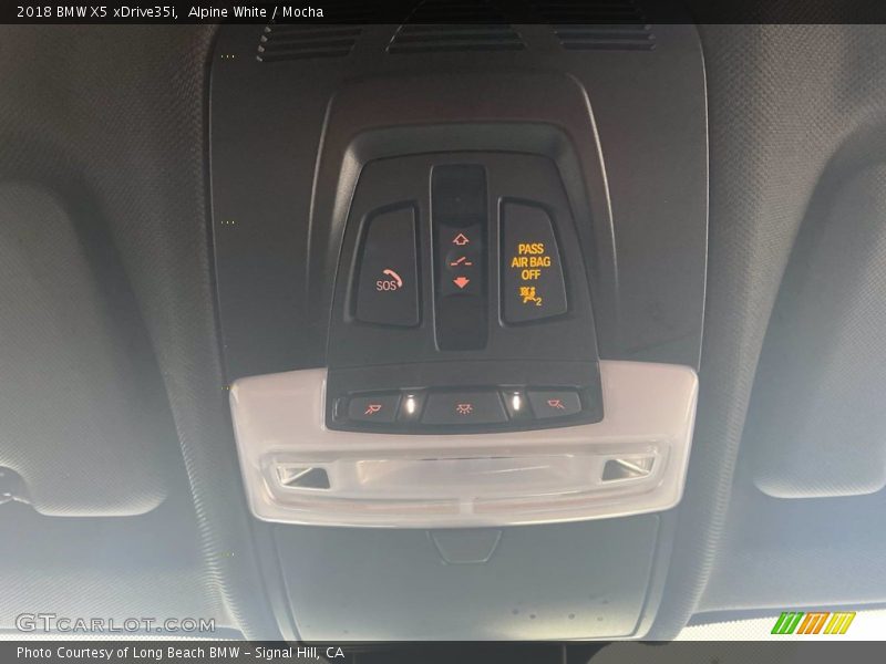 Alpine White / Mocha 2018 BMW X5 xDrive35i
