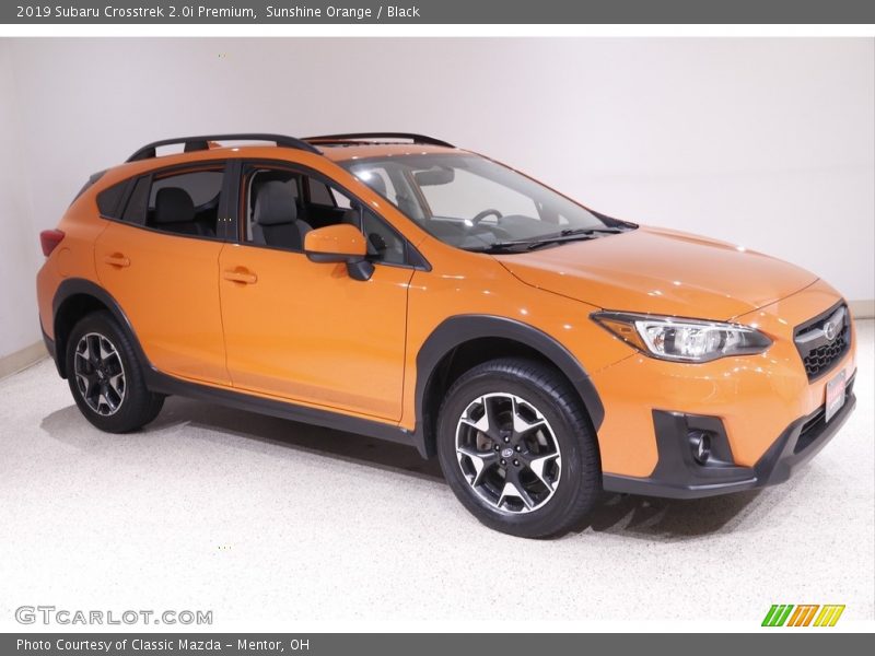 Sunshine Orange / Black 2019 Subaru Crosstrek 2.0i Premium
