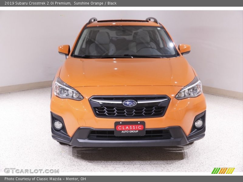 Sunshine Orange / Black 2019 Subaru Crosstrek 2.0i Premium