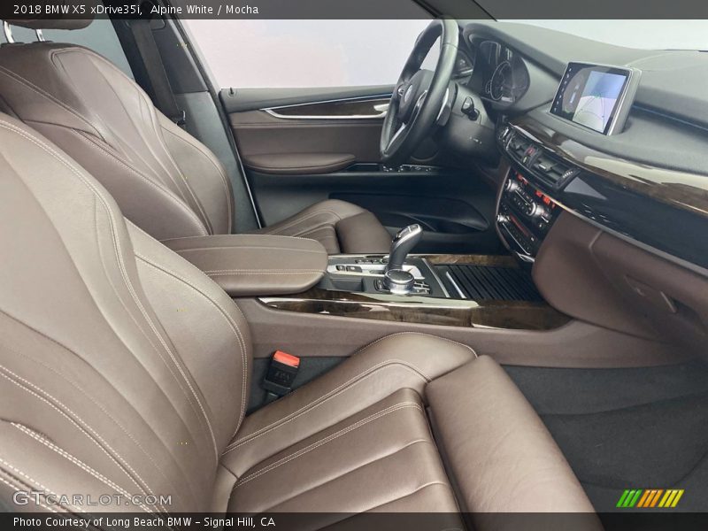 Alpine White / Mocha 2018 BMW X5 xDrive35i
