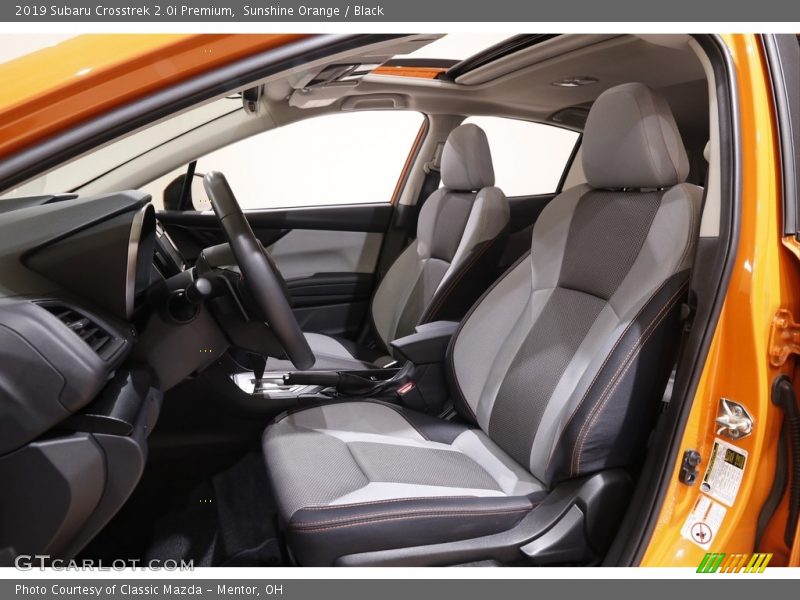 Sunshine Orange / Black 2019 Subaru Crosstrek 2.0i Premium