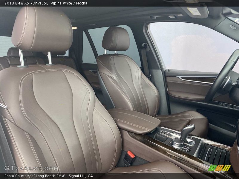 Alpine White / Mocha 2018 BMW X5 xDrive35i