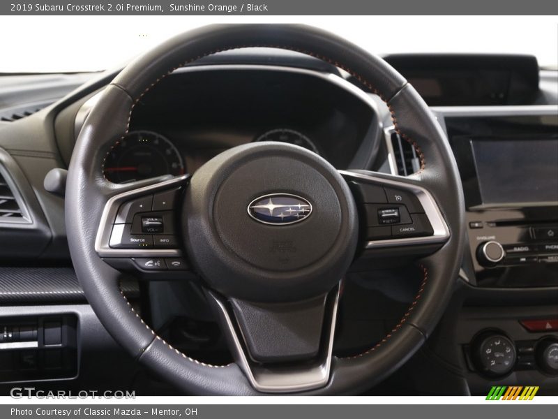Sunshine Orange / Black 2019 Subaru Crosstrek 2.0i Premium