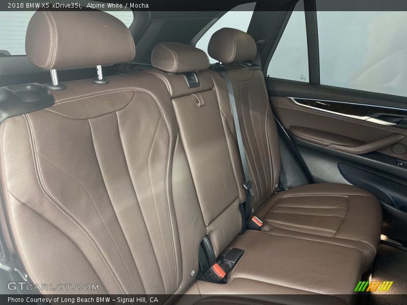 Alpine White / Mocha 2018 BMW X5 xDrive35i