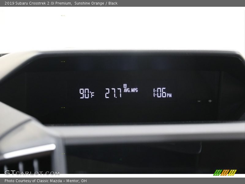 Sunshine Orange / Black 2019 Subaru Crosstrek 2.0i Premium