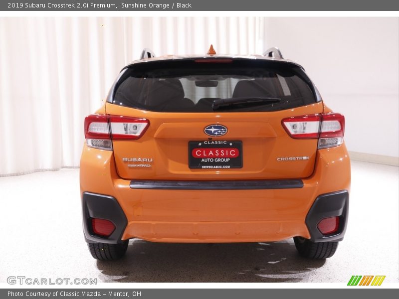 Sunshine Orange / Black 2019 Subaru Crosstrek 2.0i Premium
