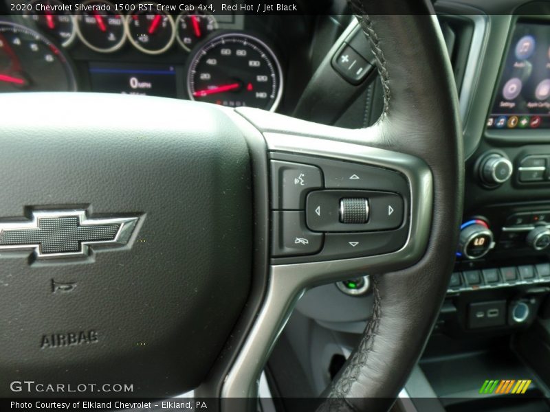 Red Hot / Jet Black 2020 Chevrolet Silverado 1500 RST Crew Cab 4x4