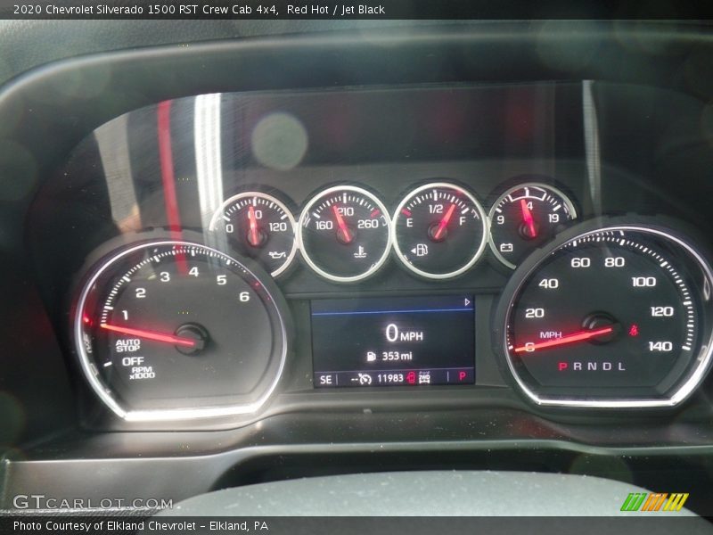 Red Hot / Jet Black 2020 Chevrolet Silverado 1500 RST Crew Cab 4x4