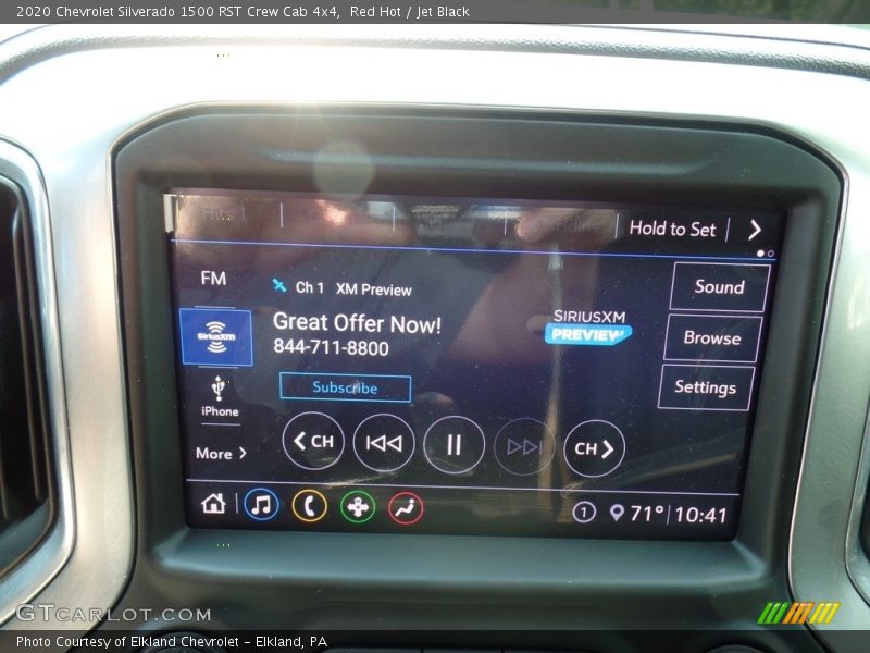 Red Hot / Jet Black 2020 Chevrolet Silverado 1500 RST Crew Cab 4x4