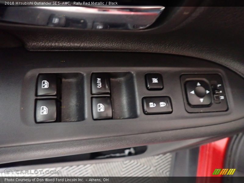 Rally Red Metallic / Black 2018 Mitsubishi Outlander SE S-AWC