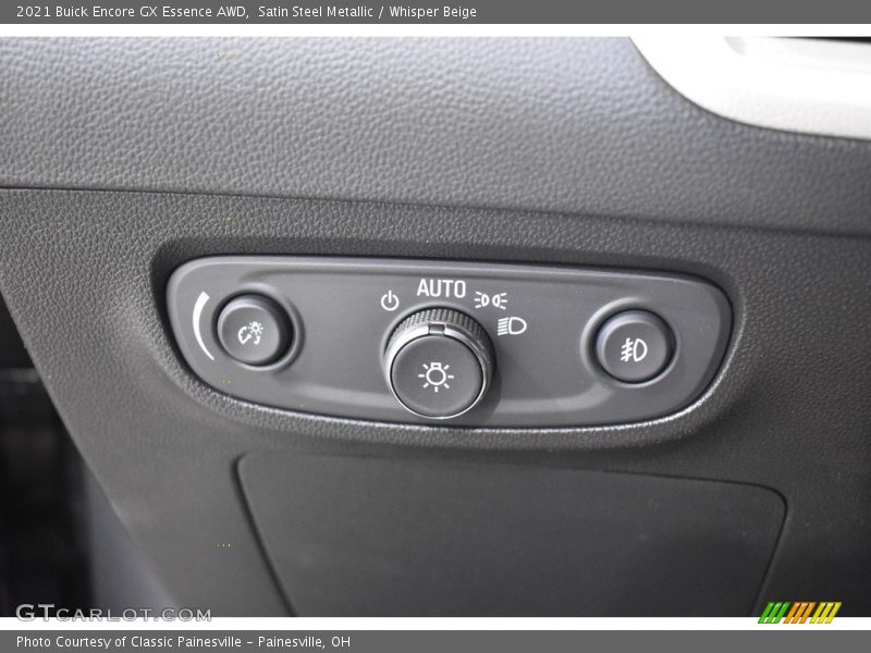 Satin Steel Metallic / Whisper Beige 2021 Buick Encore GX Essence AWD