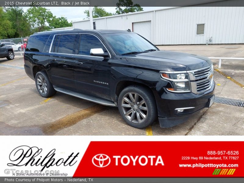 Black / Jet Black 2015 Chevrolet Suburban LTZ