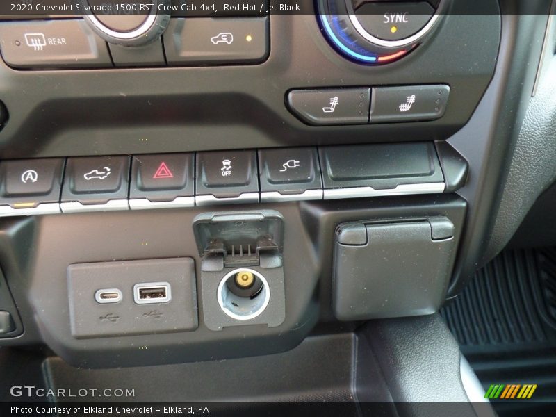 Red Hot / Jet Black 2020 Chevrolet Silverado 1500 RST Crew Cab 4x4