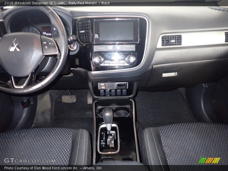 Rally Red Metallic / Black 2018 Mitsubishi Outlander SE S-AWC