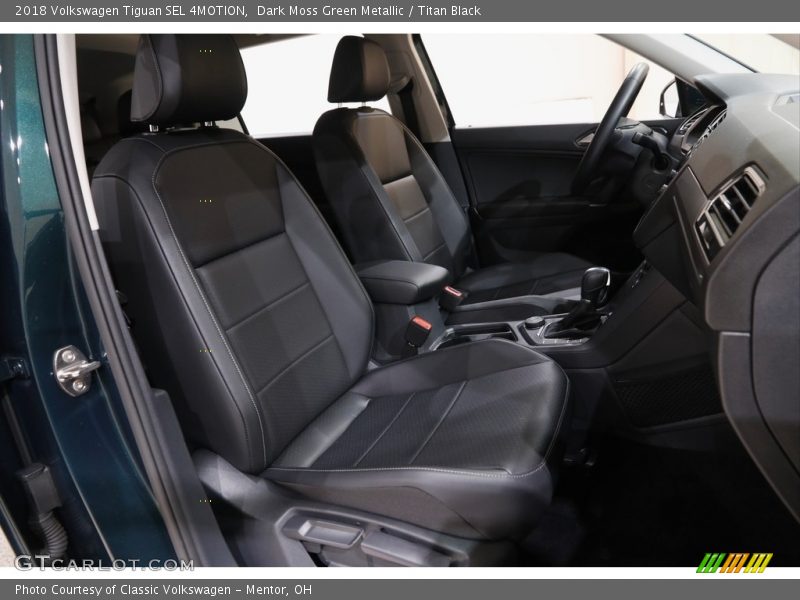 Dark Moss Green Metallic / Titan Black 2018 Volkswagen Tiguan SEL 4MOTION