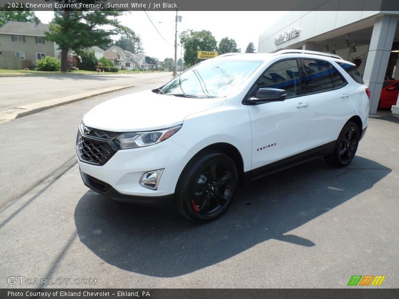 Summit White / Jet Black 2021 Chevrolet Equinox Premier