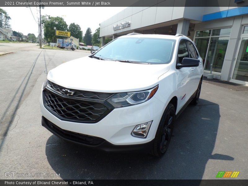 Summit White / Jet Black 2021 Chevrolet Equinox Premier
