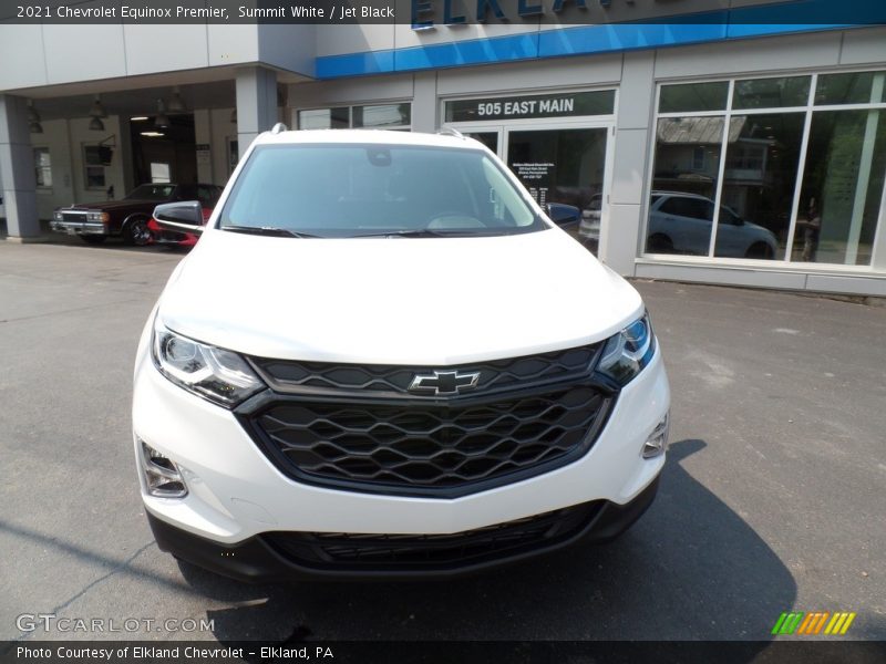 Summit White / Jet Black 2021 Chevrolet Equinox Premier