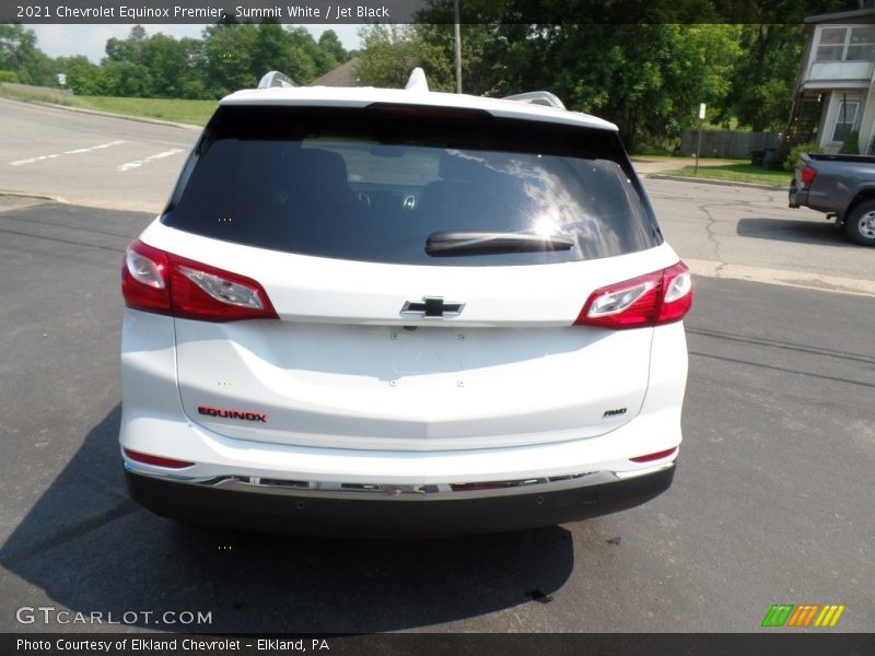 Summit White / Jet Black 2021 Chevrolet Equinox Premier
