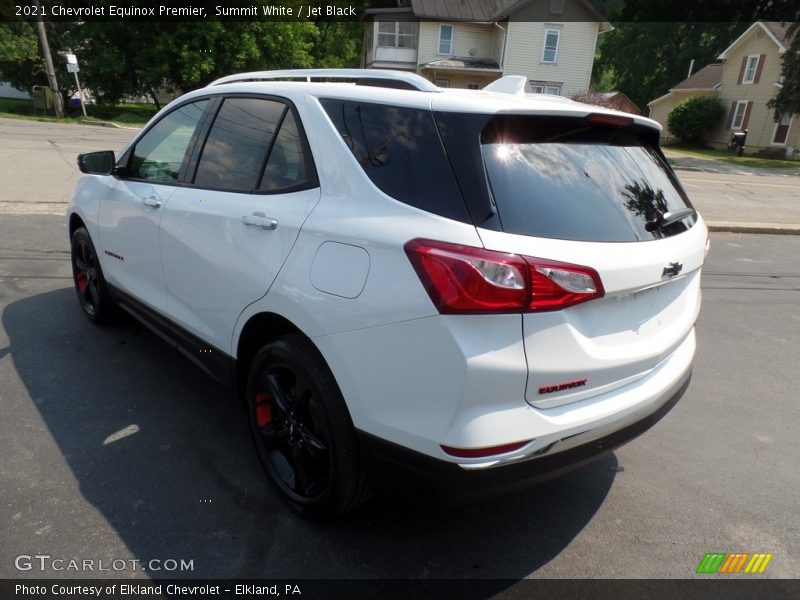 Summit White / Jet Black 2021 Chevrolet Equinox Premier
