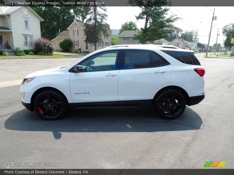 Summit White / Jet Black 2021 Chevrolet Equinox Premier