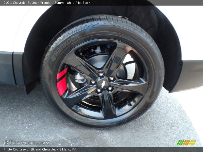 Summit White / Jet Black 2021 Chevrolet Equinox Premier