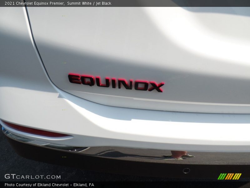 Summit White / Jet Black 2021 Chevrolet Equinox Premier
