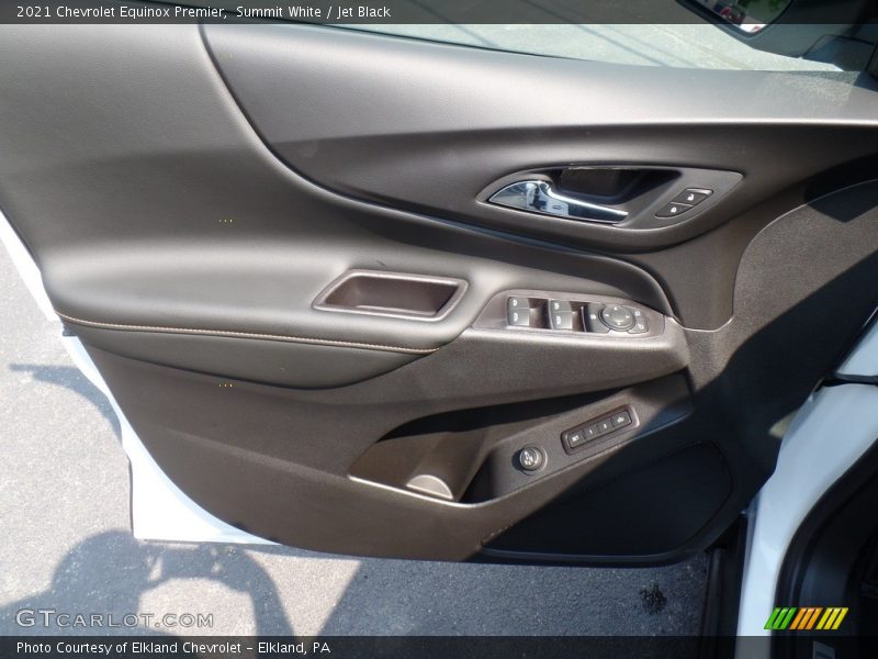 Summit White / Jet Black 2021 Chevrolet Equinox Premier
