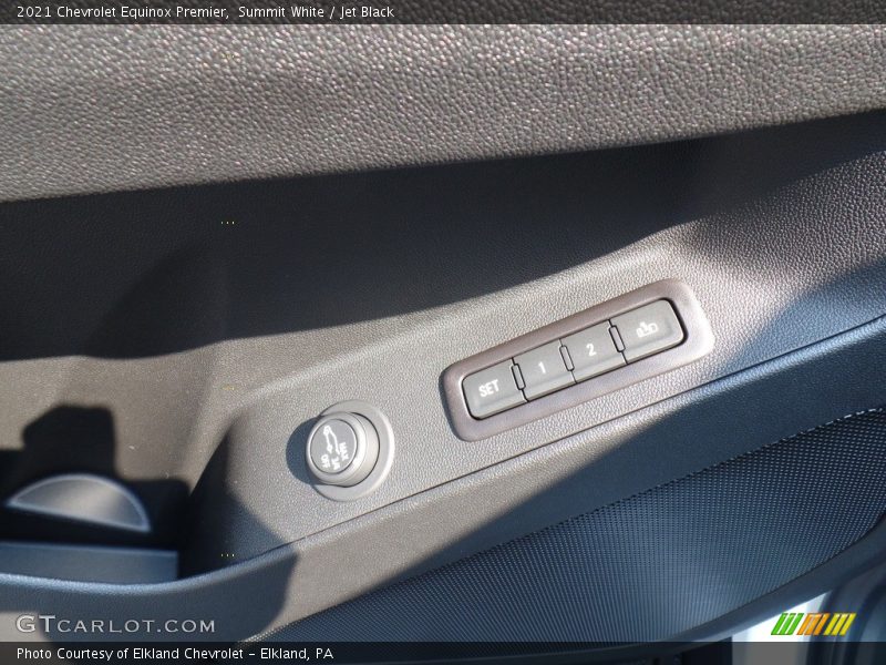 Summit White / Jet Black 2021 Chevrolet Equinox Premier