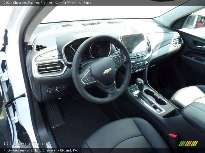 Summit White / Jet Black 2021 Chevrolet Equinox Premier