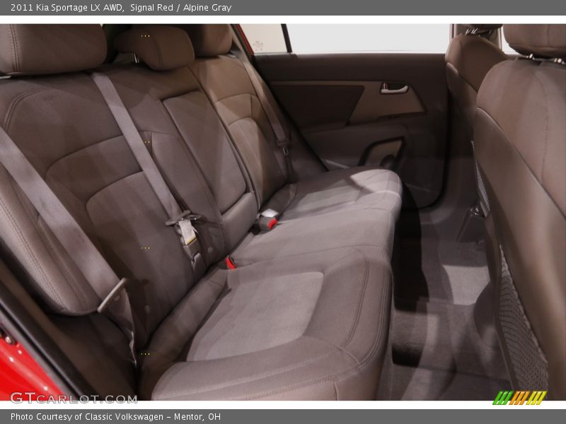 Signal Red / Alpine Gray 2011 Kia Sportage LX AWD
