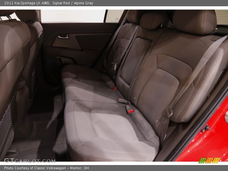 Signal Red / Alpine Gray 2011 Kia Sportage LX AWD