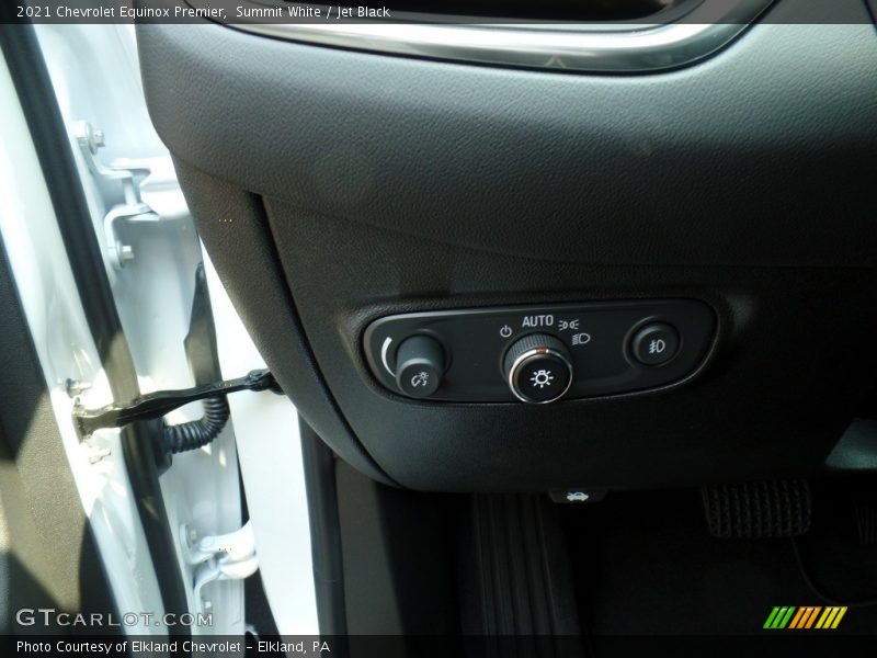 Summit White / Jet Black 2021 Chevrolet Equinox Premier