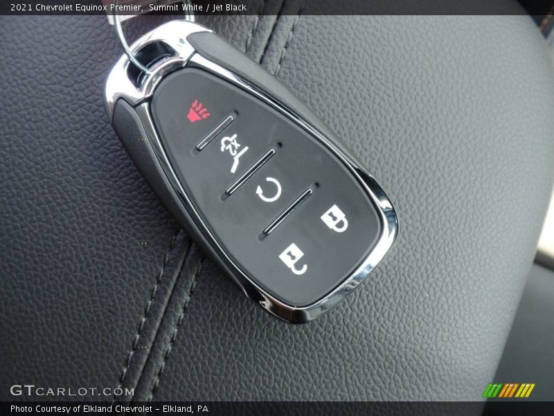 Summit White / Jet Black 2021 Chevrolet Equinox Premier