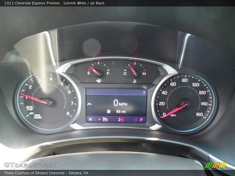 Summit White / Jet Black 2021 Chevrolet Equinox Premier