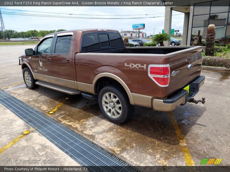 Golden Bronze Metallic / King Ranch Chaparral Leather 2012 Ford F150 King Ranch SuperCrew 4x4