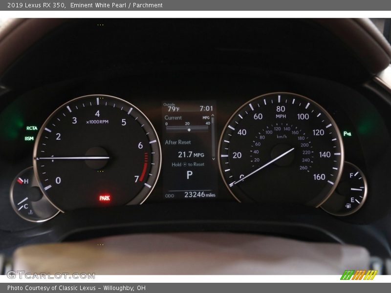  2019 RX 350 350 Gauges