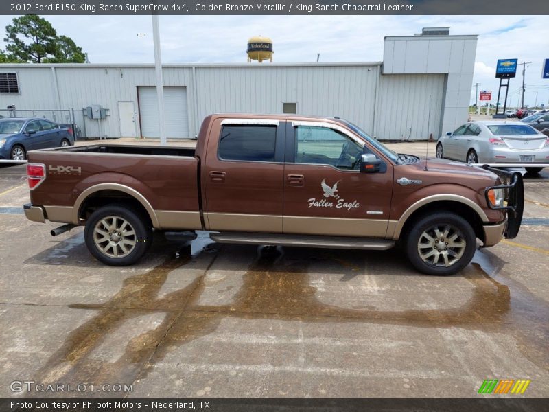 Golden Bronze Metallic / King Ranch Chaparral Leather 2012 Ford F150 King Ranch SuperCrew 4x4