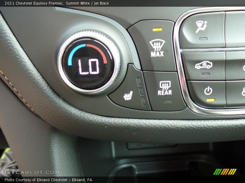 Summit White / Jet Black 2021 Chevrolet Equinox Premier