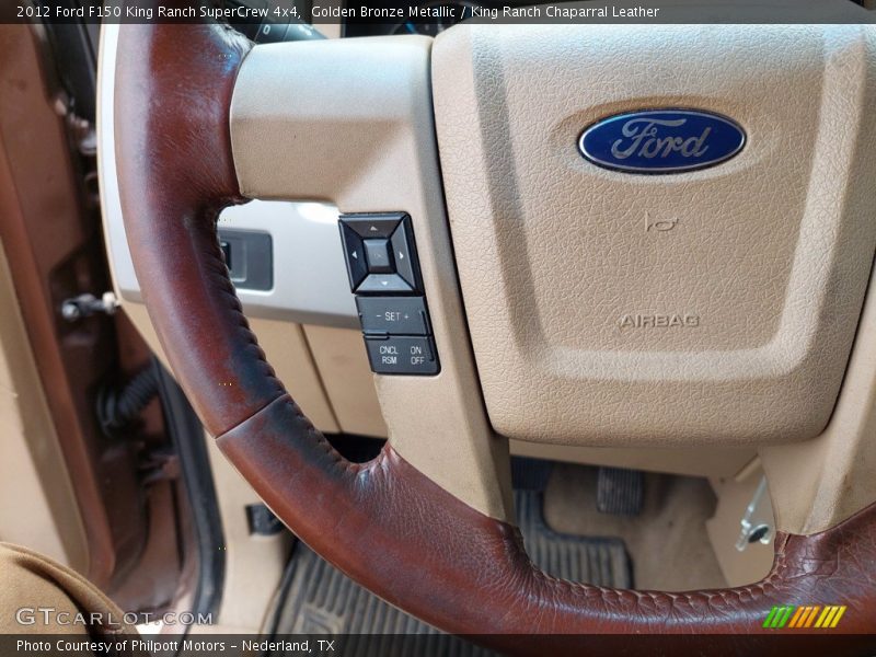 Golden Bronze Metallic / King Ranch Chaparral Leather 2012 Ford F150 King Ranch SuperCrew 4x4