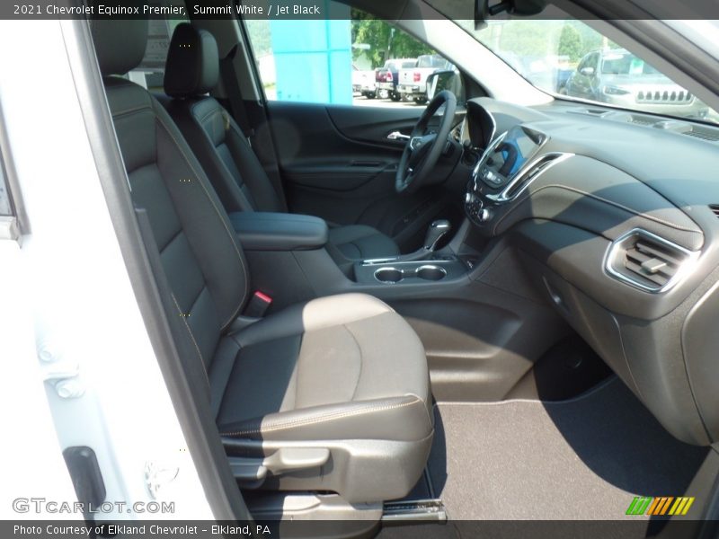 Summit White / Jet Black 2021 Chevrolet Equinox Premier