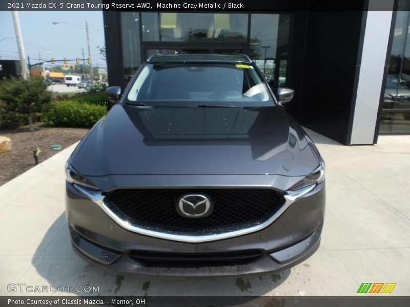 Machine Gray Metallic / Black 2021 Mazda CX-5 Grand Touring Reserve AWD