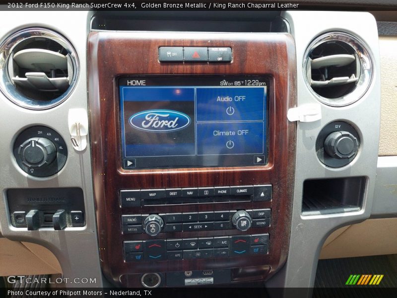 Golden Bronze Metallic / King Ranch Chaparral Leather 2012 Ford F150 King Ranch SuperCrew 4x4