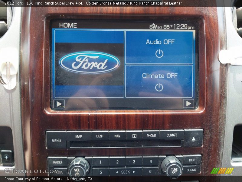 Golden Bronze Metallic / King Ranch Chaparral Leather 2012 Ford F150 King Ranch SuperCrew 4x4