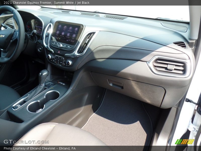 Summit White / Jet Black 2021 Chevrolet Equinox Premier
