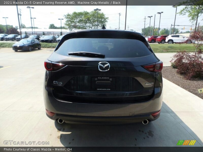 Machine Gray Metallic / Black 2021 Mazda CX-5 Grand Touring Reserve AWD